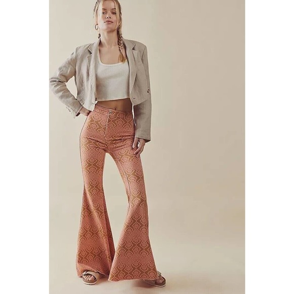 Free People Denim - Free People Throw It Back Reversible Flare Jeans